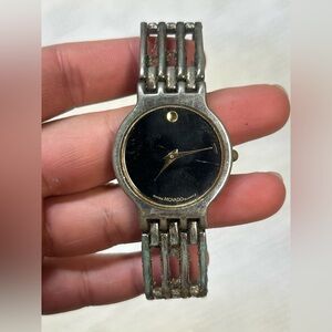 MOVADO Esperanza 7777 Silver Stainless Steel Case Womens Watch (Read description